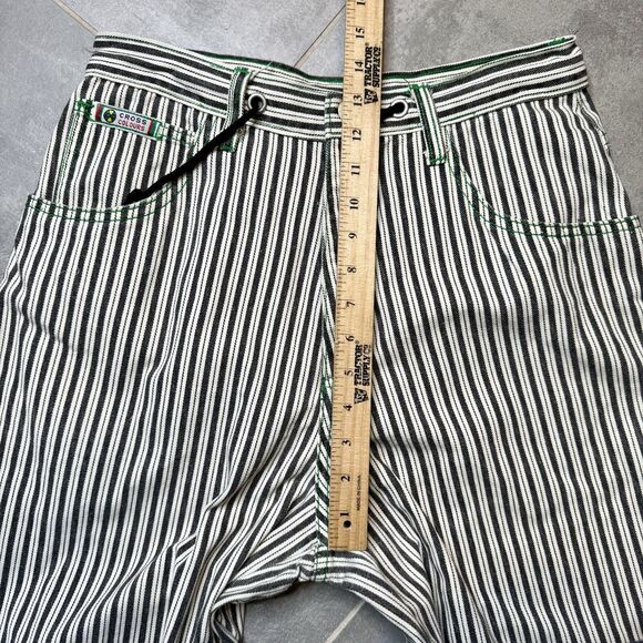 VTG Cross Colours Dig It Black White Striped Baggy Hip Hop Jeans 32 (30) USA - Picture 6 of 16